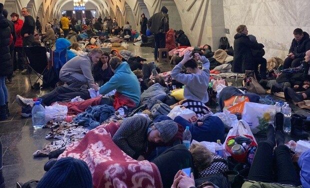 Укриття в метро (фото з відкритих джерел)